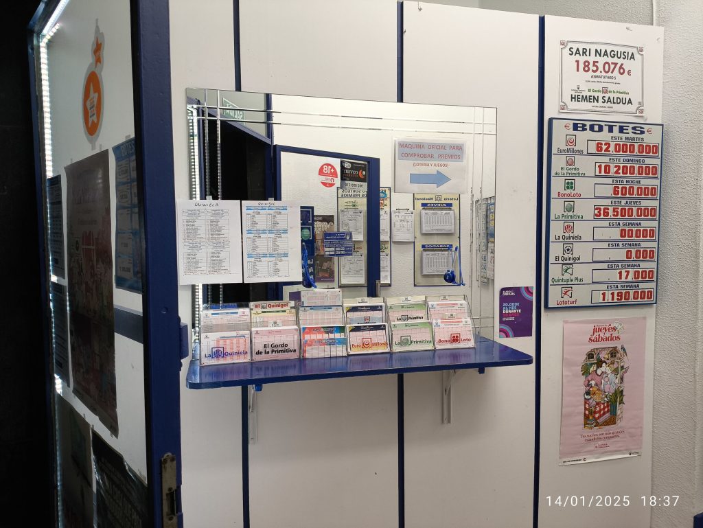 comprar décimos de Lotería Nacional en Bilbao