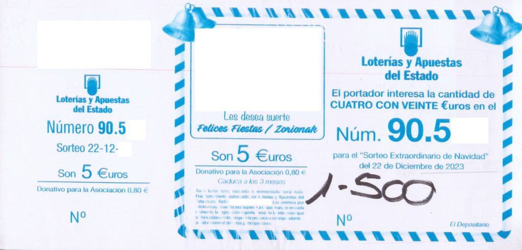 Participaciones de lotería de clubes y asociaciones